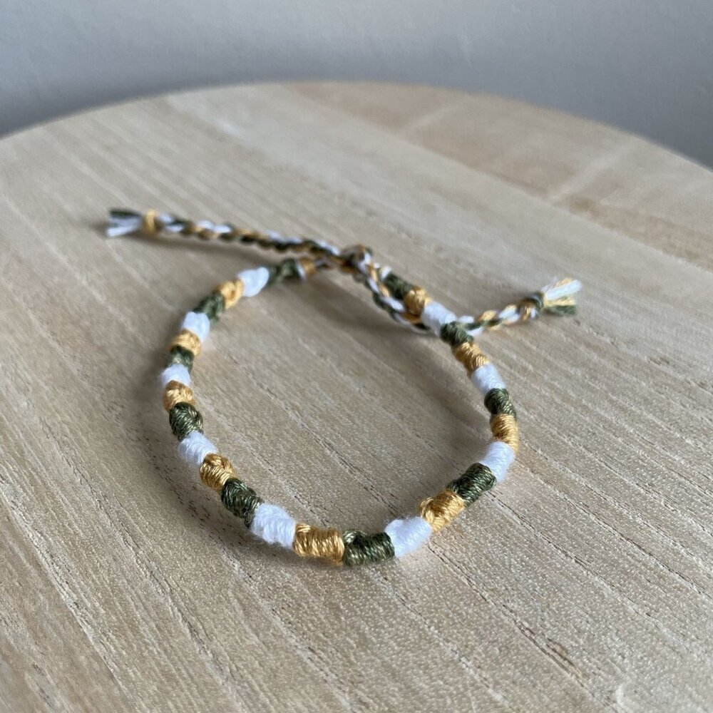 Tala Bracelet, anklet, trendy, comfortable, tie, embroidery thread, woven, gift,